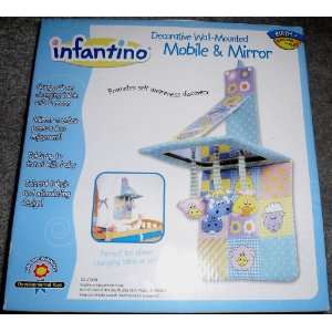  Decorative Wall Mounted Mobile & Mirror By Infantino Baby