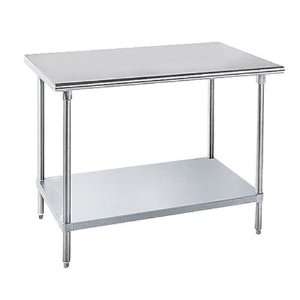   36 x 72 304 Stainless Steel Work Table with Galvanized Undershelf