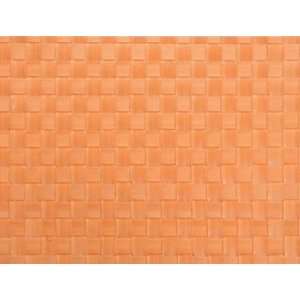  Saleen Placemat   Woven Plastic   Orange