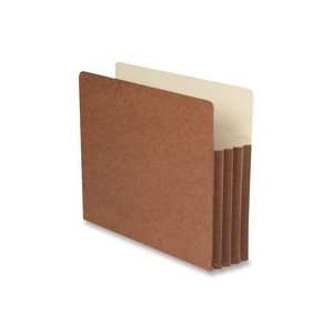    File Pockets, 7 Exp, Letter, Red 5/BX, Rope